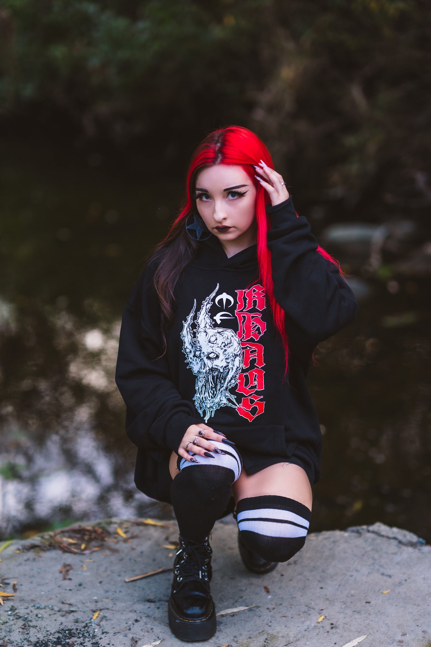 MF KHAOS x DECEASED THREADS HOODIES