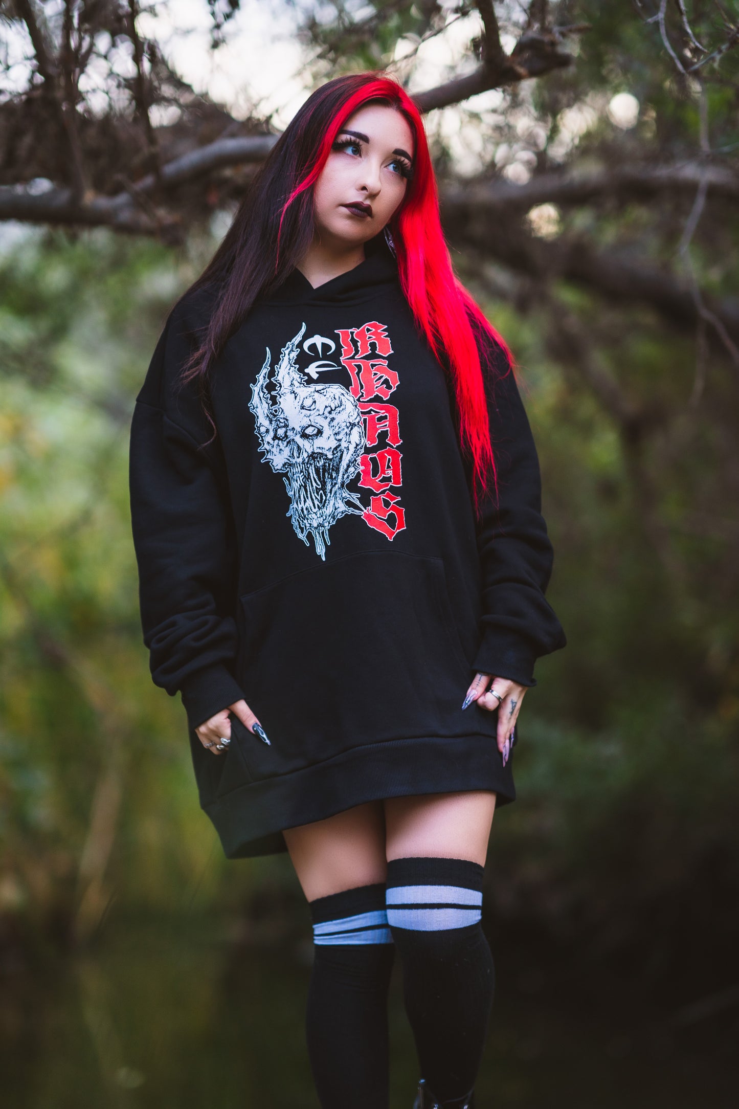 MF KHAOS x DECEASED THREADS HOODIES